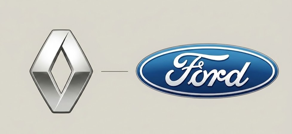 Illustration Ford und Renault verbünden sich: zwei französische Elektroautos, um Ford in Europa zu retten