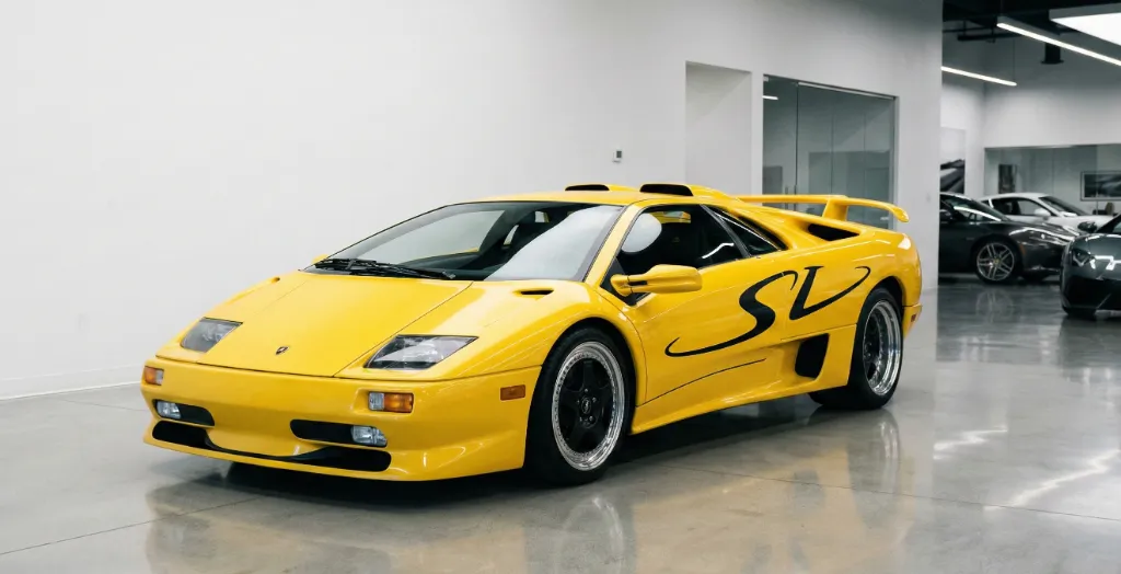 Illustration Als Volkswagen einen W16 in einen Lamborghini Diablo pflanzte